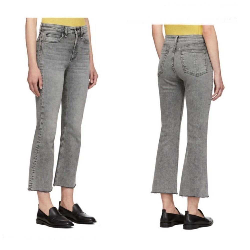 Rag and Bone‎ Nina High-Rise Ankle Flare Jeans Size 26